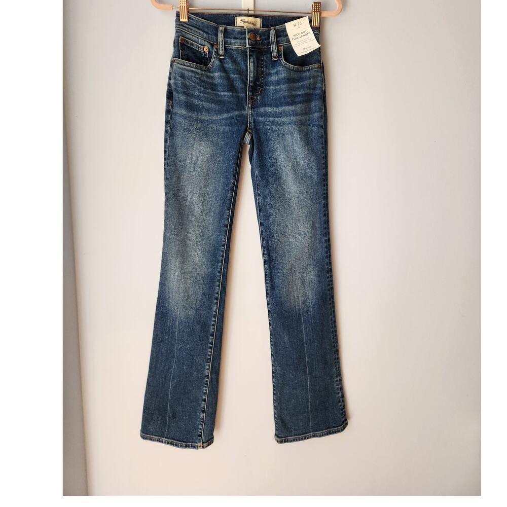 NWT Madewell Kick Out Full-Length Jeans Blue W23